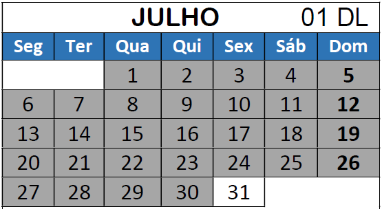 Julho 2026