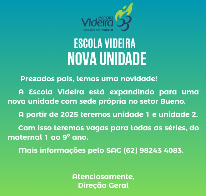 Escola Videira – Nova Unidade